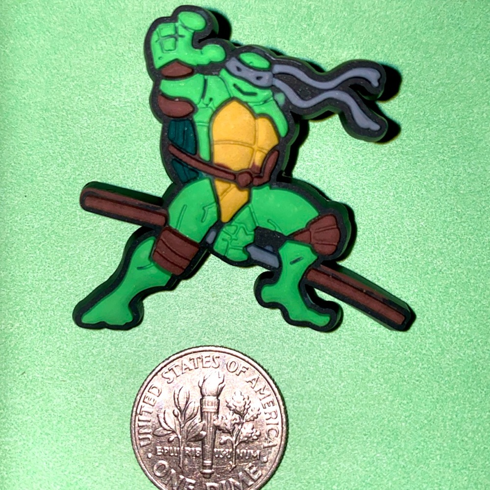 (10 for $15) Donatello Ninja Turtles Crocs Shoe Charms